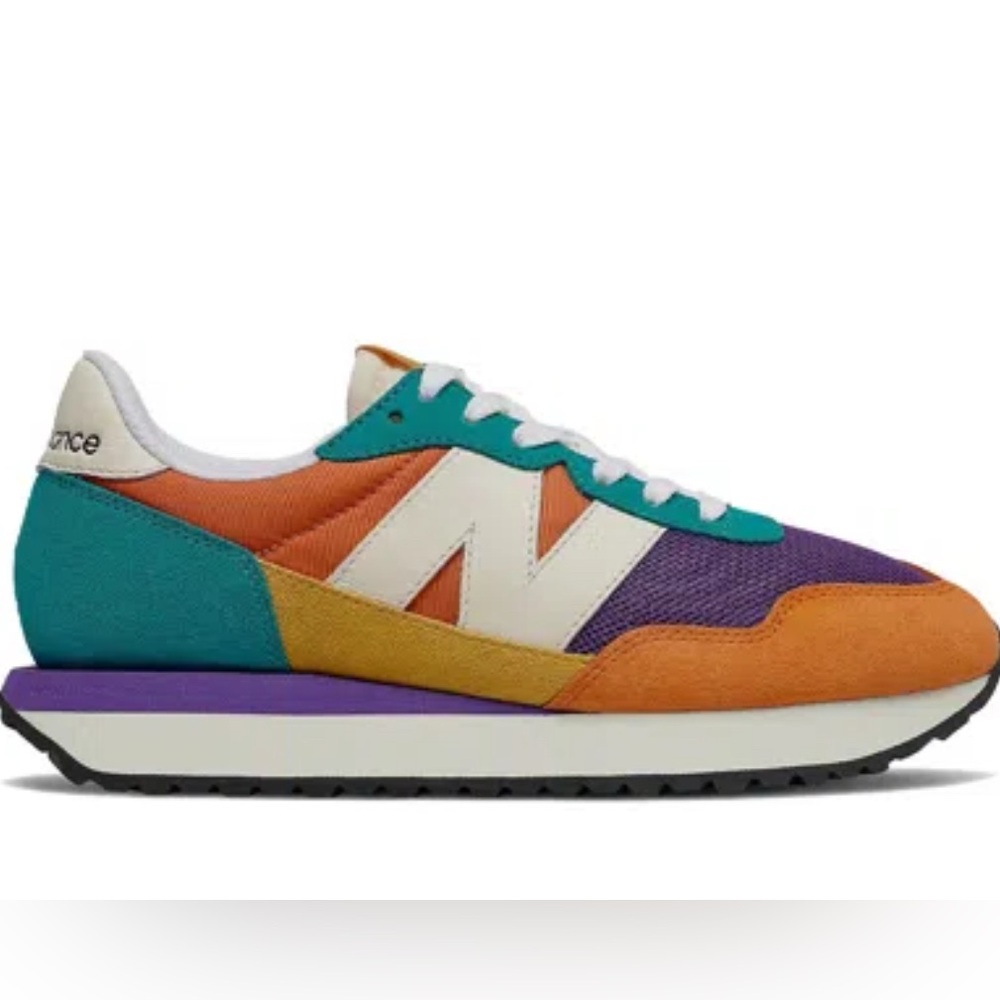 New Balance Womens 237 V1 WS237PK1 Multicolor Running Shoes Sneakers Size 9